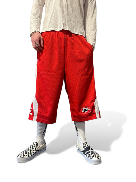 SPRY BBALL SHORTS (RED)