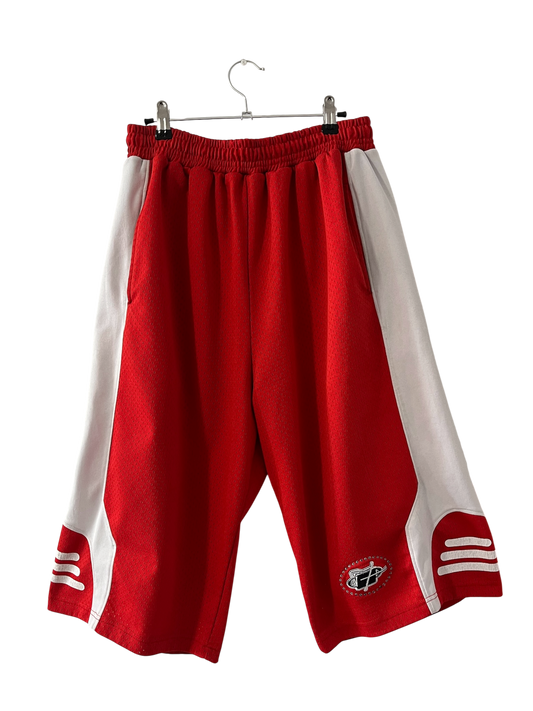 SPRY BBALL SHORTS (RED)