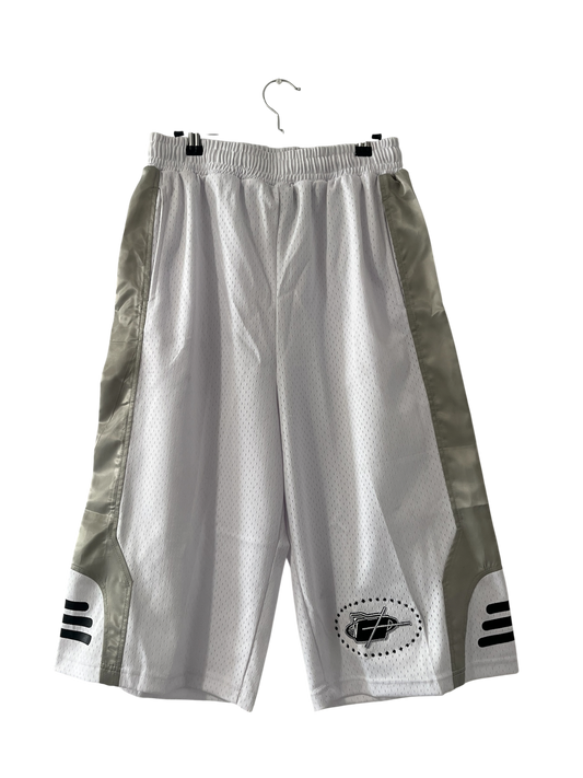 SPRY BBALL SHORTS (CRYSTAL WHITE)